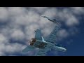 DCS World: Descending Rolling Scissors 3rd person Su-33~F-18
