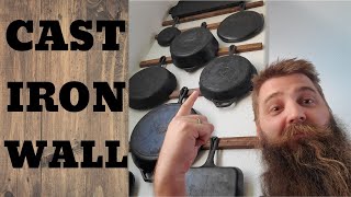 CAST IRON WALL  How to hang your pans