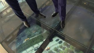 Bird's-eye views of NYC under your feet at One World Trade Observatory