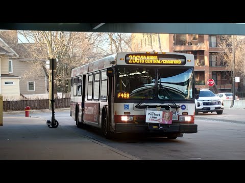 Ride On CTA 2006 New Flyer D40LF 1045 On Rt 206 Evanston Circ. to