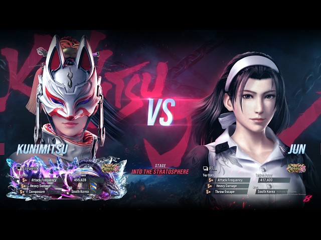 PTJ 🇰🇷 (Jun) vs CRESCENT 🇰🇷 (Kunimitsu) ➤ Tekken 8 High Level