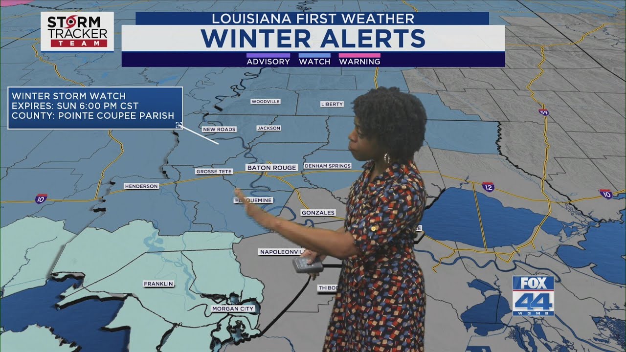 Thursday Morning Forecast: Winter Storm Watch (Sunday); Freezing Rain ...