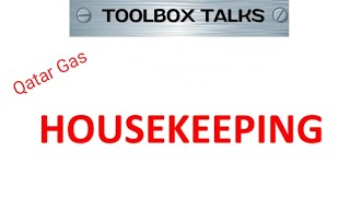 House keeping ( TBT ) Qatar Gas