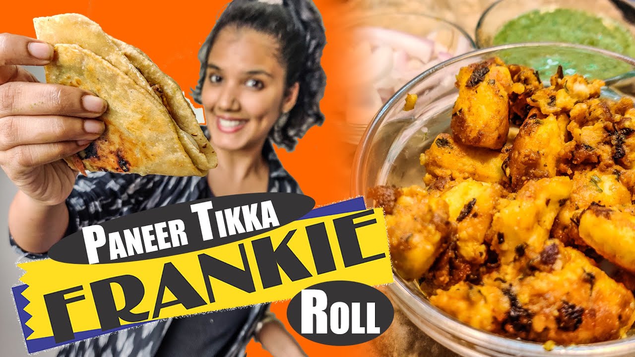 Paneer Tikka Frankie Roll Easy Recipes YouTube