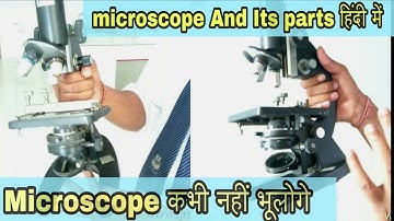 Microscope Parts And Its Functions | Microscope View | Microscope In Hindi | Grow Your Talent