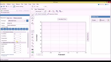 6 - Tutorial Labsolutions PalmSens - Voltametria de Pulso Diferencial no PSTrace