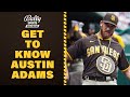 Austin adams is here to throw sliders and chew gum