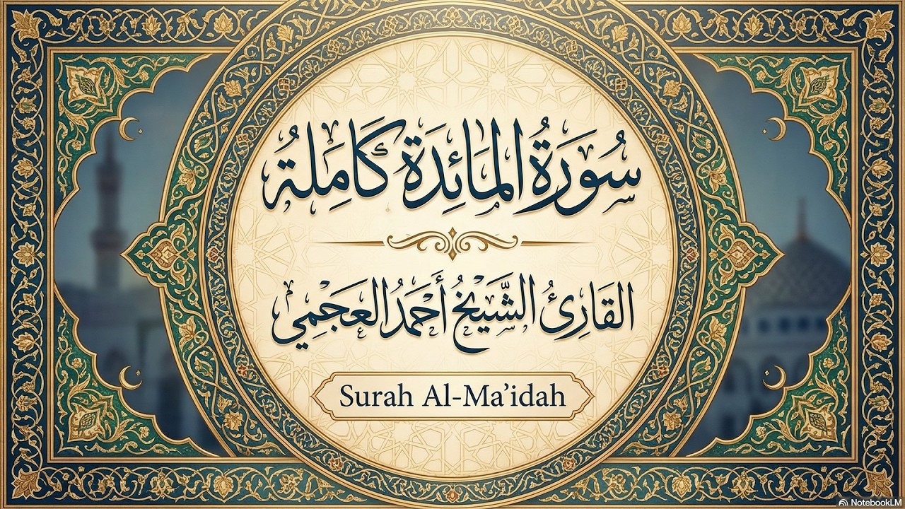 سورة المائدة كاملة | تلاوة خاشعة مؤثرة | الشيخ أحمد العجمي | بث مباشر