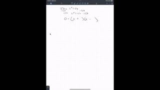 Algebra 2:   Factoring word problem, Area of a rectangle