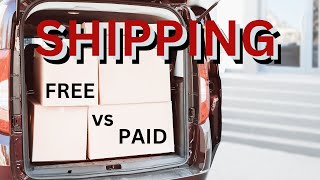 Free vs Buyer Paid Postage Shipping & Handling on eBay Australia & International