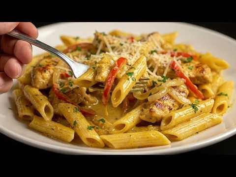 This Recipe Will Drive You Crazy! Incredibly Tender Pasta with Chicken in a Creamy Sauce!