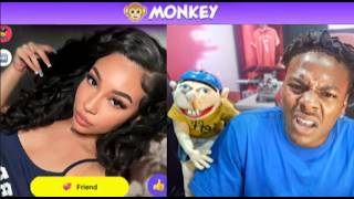 Ishowspeed Goes To Monkey App With Jeffy from SML MOVIE