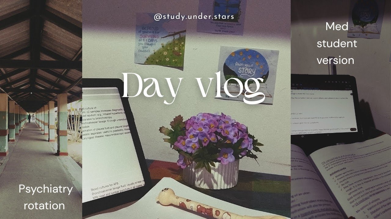 A Day in the Life of a Med Student | Day vlog | Psychiatry Rotation ...