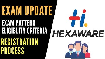 Hexaware Syllabus and Test Pattern || How to Apply || Eligibility Criteria || Latest Jobs