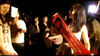 120306 FFK with cheer fabric @ shooting MV