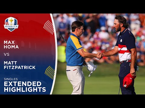 Max homa vs matt fitzpatrick extended highlights | 2023 ryder cup