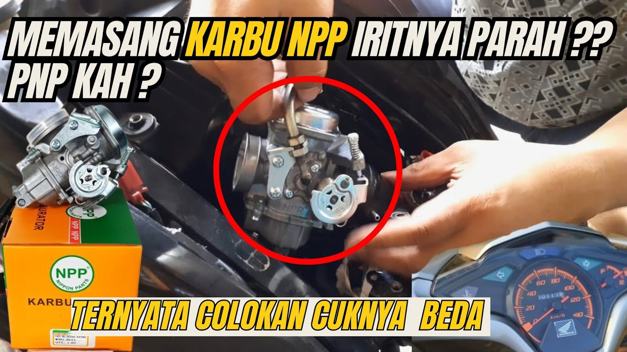 Tonton DUlu Sebelum Beli ! KARBU VARIO TECHNO 110 MERK NPP  , TIDAK PNP 100% , karbu lebih irit