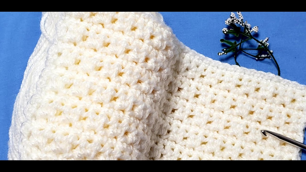 No creerás lo fácil que es tejer este punto a crochet o ganchillo