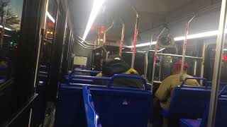 A Ride on MVRTA 2009 Gillig Advantage HEV #0902 Running Route 1