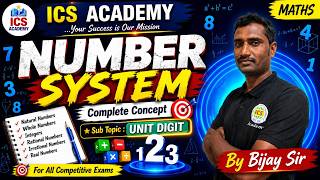 NUMBER SYSTEM UNIT DIGIT CLASS // SSB // PEO // SI // CGL RI MAINS // MATHS CLASS BY BIJAY SIR