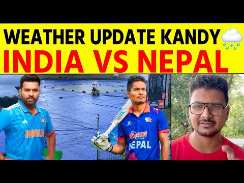 Live from Stadium - Weather Update - India Vs Nepal - Chances of Rain - India’s chances of Super 4