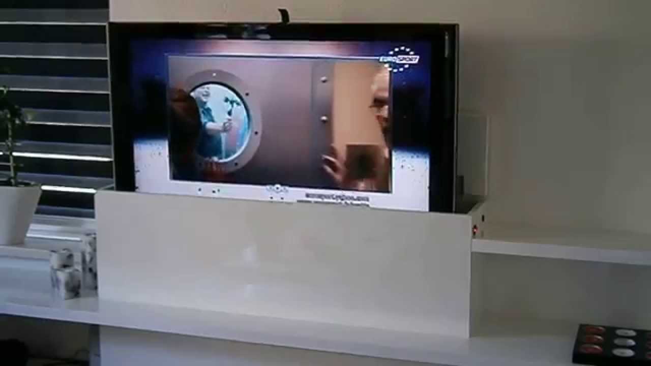 TV-Meubel met lift geschikt voor uw LCD/LED/Plasma tv - YouTube TV-Meubel met lift geschikt voor uw LCD/LED/Plasma tv - YouTube