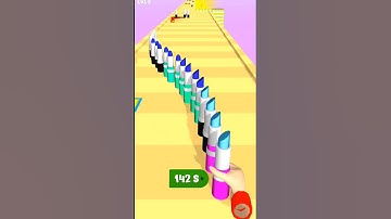 Lipstick 💄Stack Runner 3D Android Game #shorts #gaming #gameplay