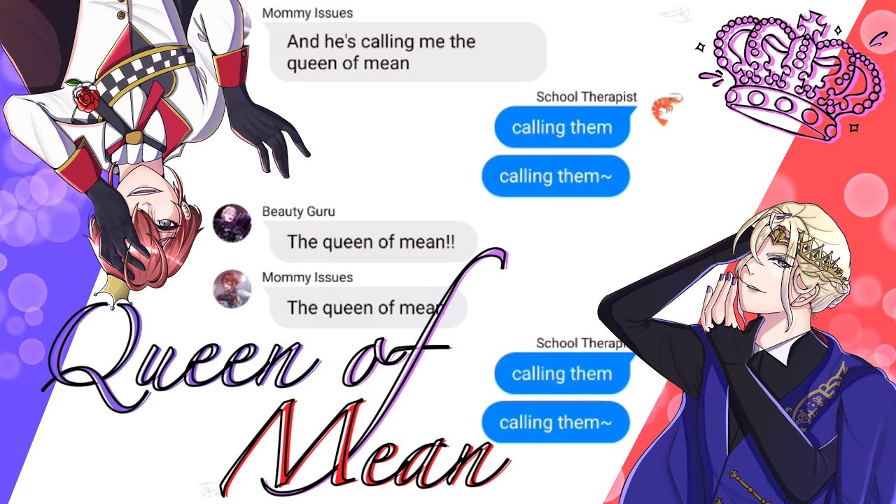 Queen Of Mean (Sarah Jefferey)||Twisted Wonderland Lyric Prank||Riddle Rosehearts & Vil Schoenheit