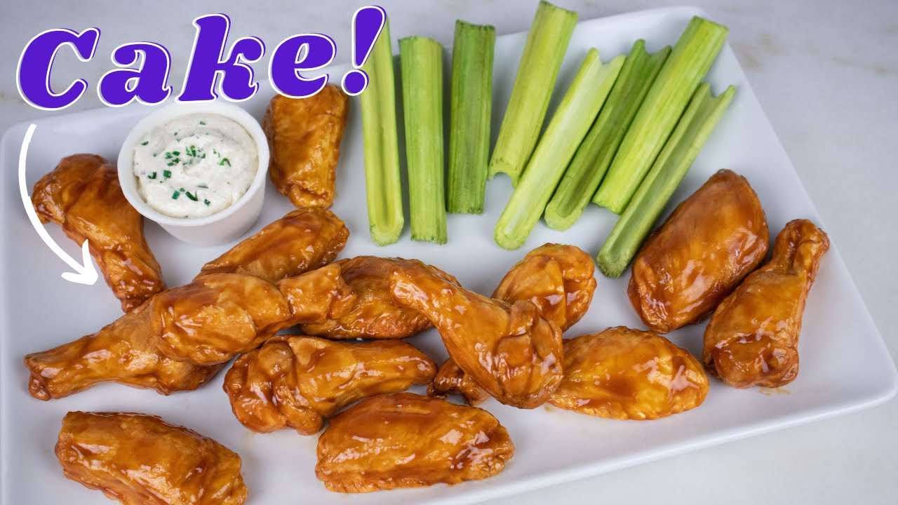 I Made a Realistic Buffalo Wings Cake! YouTube