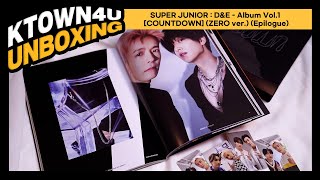 UNBOXING SUPER JUNIOR : D&E Album Vol.1 [COUNTDOWN] (ZERO ver.) (Epilogue) l 슈퍼주니어 카운트다운 언박싱