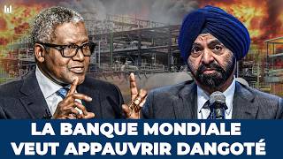 The World Bank forces Nigeria to prevent Dangote from selling cheap oil.
