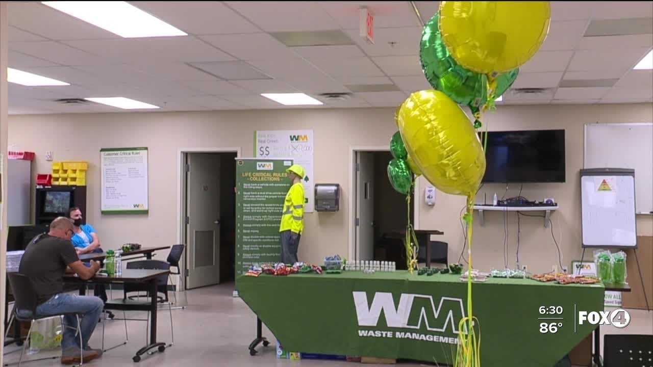 Waste Management Facility in Port Charlotte hosts hiring event - YouTube