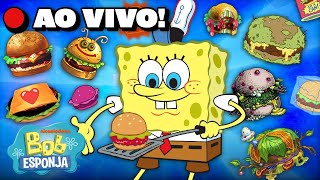 🔴 AO VIVO: Maratona do Hambúrguer de Siri 24/7! 🍔 Transmissão Ao Vivo de Bob Esponja