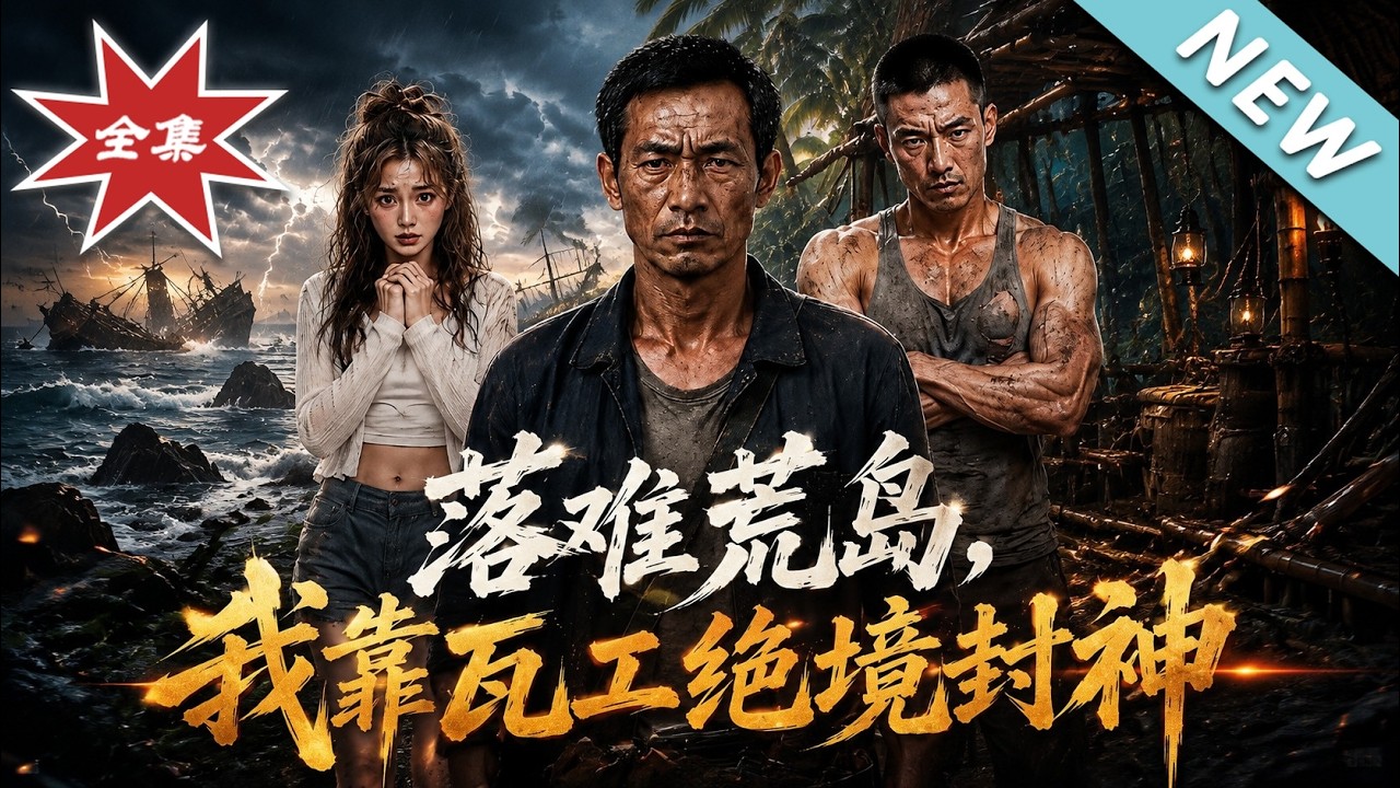 【大結局完整版】荒島求生遭群嘲，滿級瓦工靠硬核基建帶飛全場《落難荒島，我靠瓦工絕境封神》第1~36集#雲闕短劇#短劇#一口氣看完#合集#都市#逆襲#愛情#年代#古風#重生#玄幻