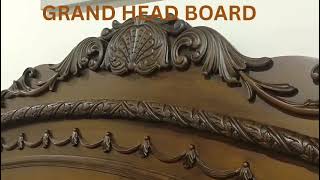 B553-74 75 77 - QUEEN SLEIGH BED - BWDA