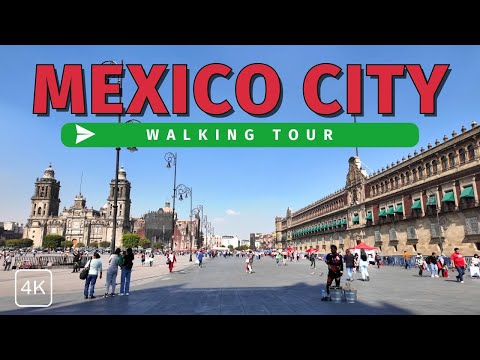 Mexico City, 멕시코 | Historic Center | 역사 도보 여행 4K