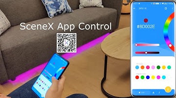SP611E SceneX APP+IR Remote SPI Dream Color Music LED Controller Install Demonstration