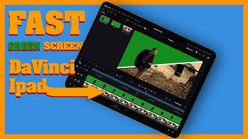 DaVinci Resolve Ipad -How to remove green screen