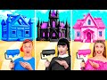 Ενας Χρώμα Σπίτι Challenge | Αστείες Challenges Crazy DO
