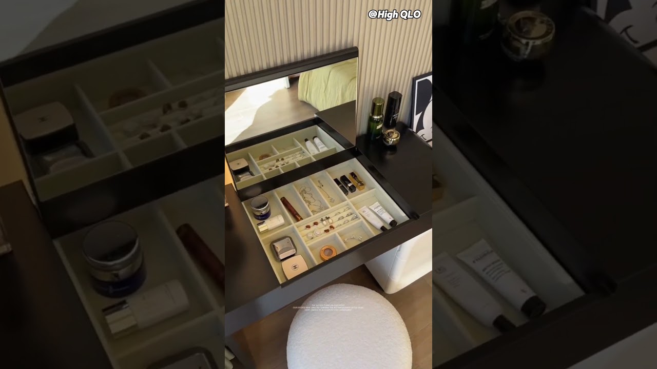 Elegant & Functional! ✨ The Perfect Makeup Vanity Setup 💄  