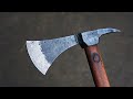 Reforging.  Tomahawk from a very strange hammer.