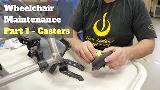 WHEELCHAIR MAINTENANCE - CASTER WHEELS - Wheelie Good Tips EP#29