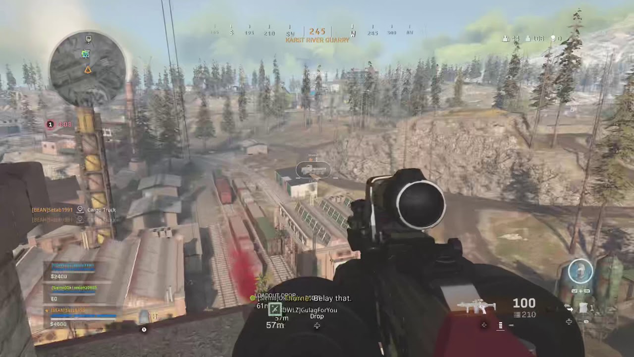 Call Of Duty Modern Warfare Parachute Kill