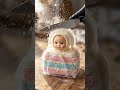 Baby Doll Ice Cake Cutting 🧊🎂 | Most Satisfying ASMR Ever! 😍 #Shorts