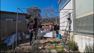 Asma Için Demirlere Tel Çektik