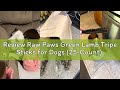 Review Raw Paws Green Lamb Tripe Sticks for Dogs (25-Count) - Single Ingredient, Grass-Fed &amp; Free Ra
