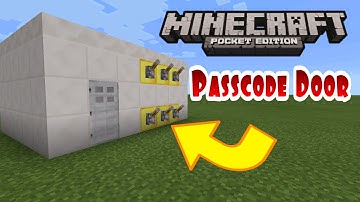 Minecraft PE 0.14.2| How To Make A Passcode Door
