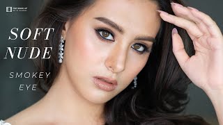 SOFT NUDE SMOKEY EYE MAKEUP | ครูเปา TINY MAKE UP Art & Academy screenshot 3