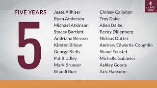 J. J. Keller 5-Year Anniversaries