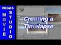 Creating a timelapse with sony movie studio platinum